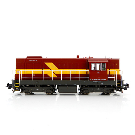 Diesel locomotive 742 374-2, ZSSK Cargo,DC-H0