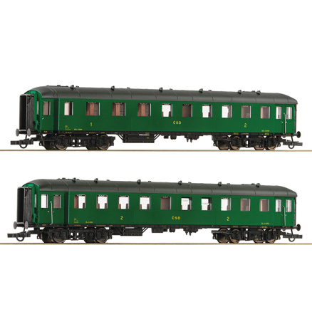 2 piece set 2: Express train coaches, CSD-H0
